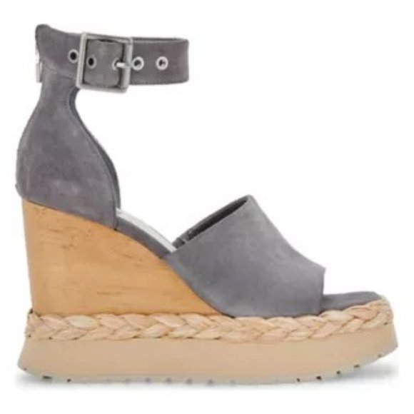 Dolce Vita Parle Ankle Strap Wedge Sandals - Picture 2 of 8